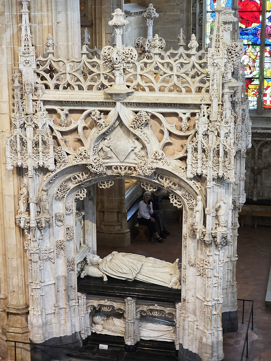 gisant mathilde de savoie monastère de brou