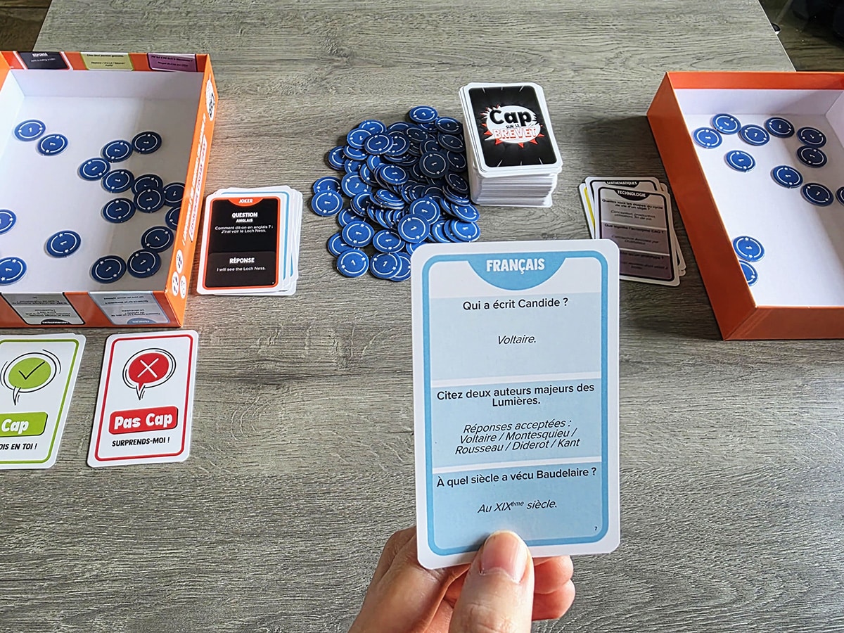 jeu de société pour réviser le brevet