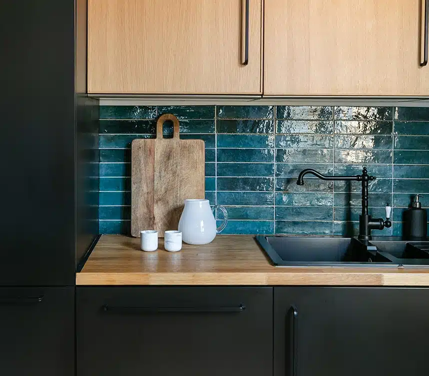 credence zellige bleue