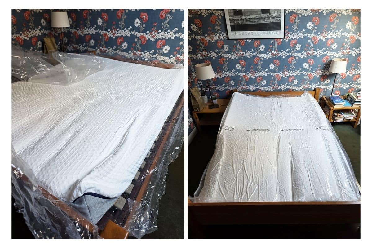 installation du matelas compressé mello relax