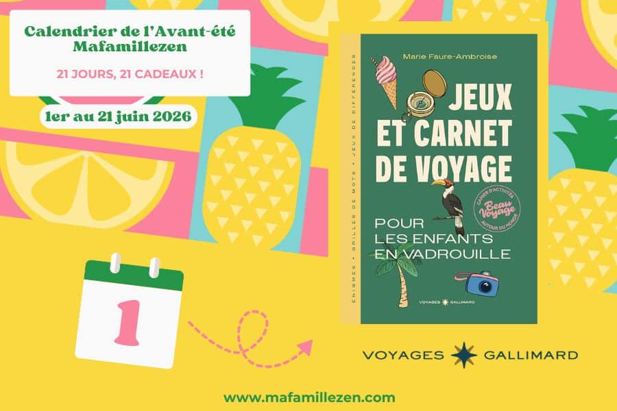 concours cahier d'activités de voyage