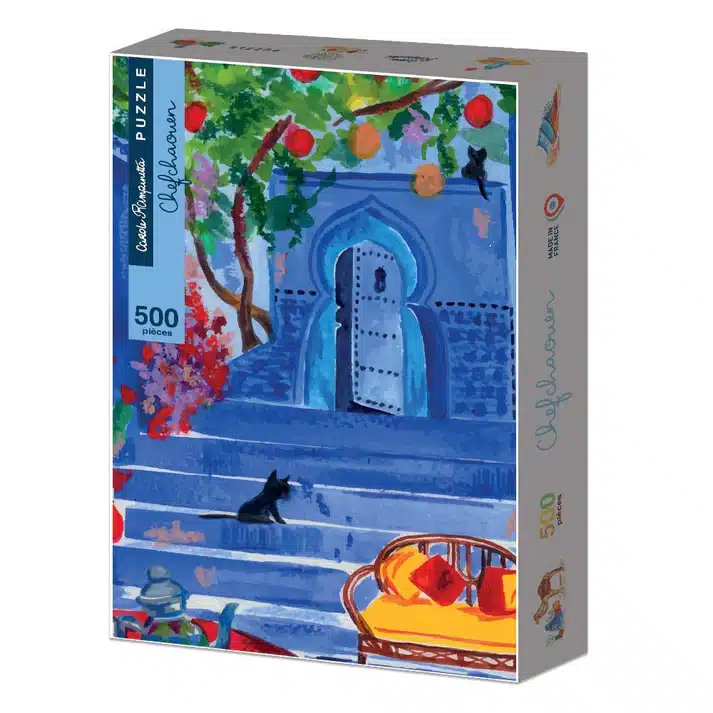 Puzzle Chefchaouen Carole Rampinett 1000 pièces