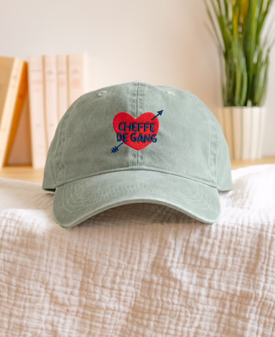 casquette personnalisée maman casquette message cheffe de gang fête des mères
