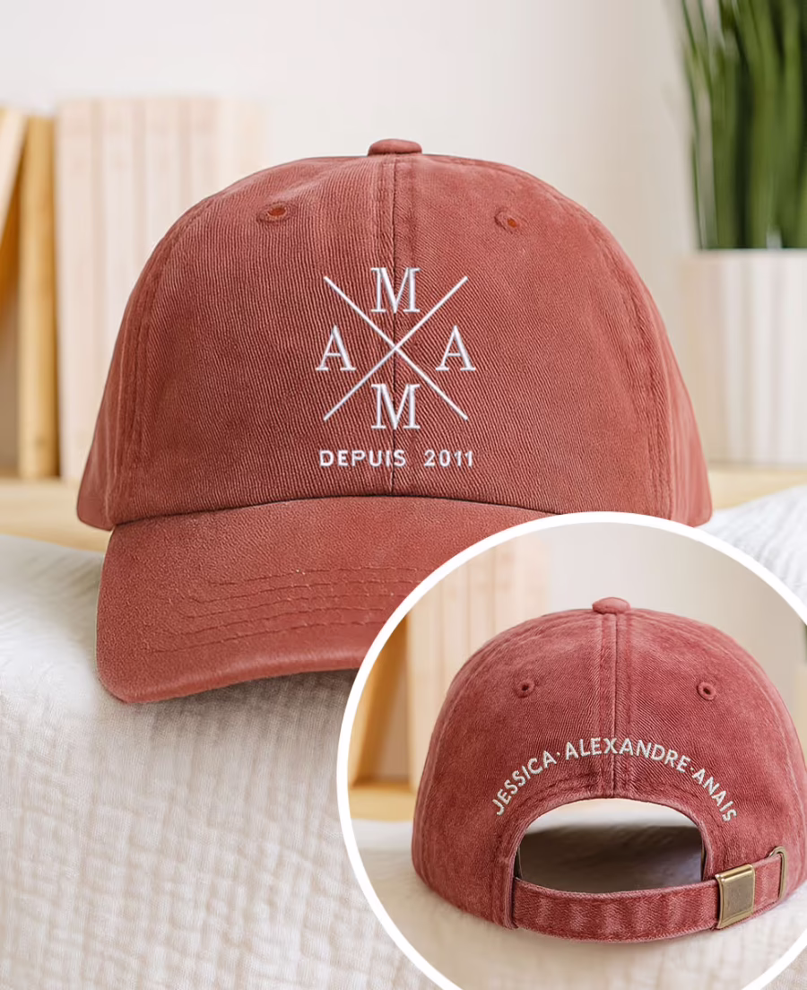 casquette personnalisée maman casquette personnalisée fête des mères