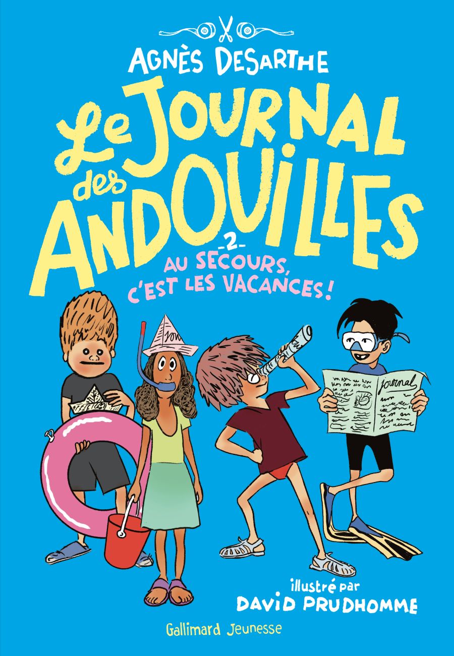 le journal des andouilles tome 2 roman qui fait rire les enfants : "Le journal des andouilles Tome 2 - Au secours c'est les vacances !"