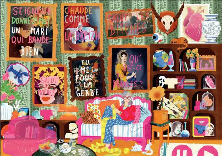Puzzle Libre comme l'art Marie-Chantal 2000 pièces
