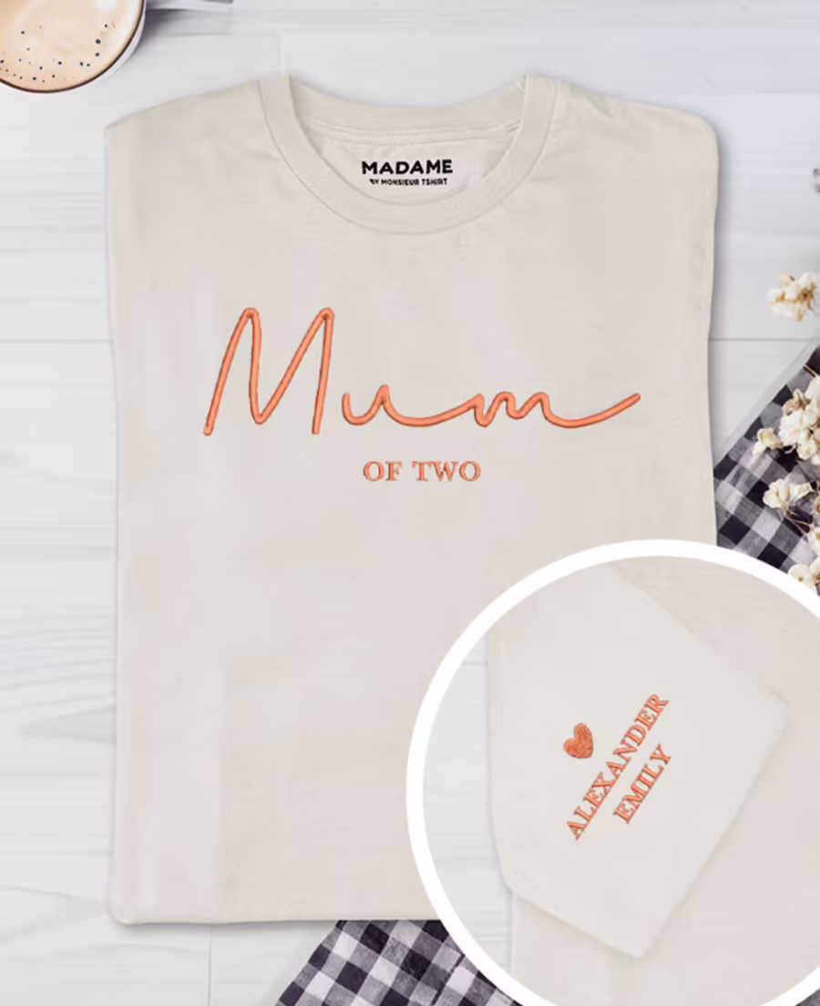 tshirt mum t shirt personnalisé cadeau maman
