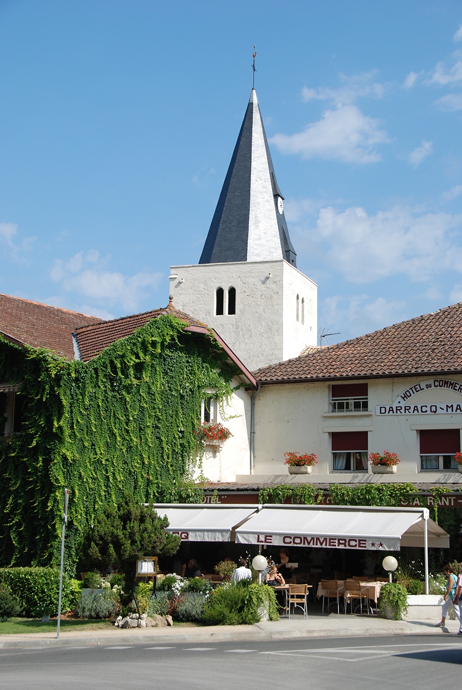 église Amou dans les landes