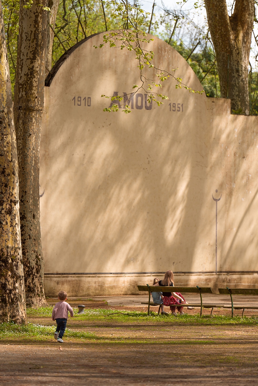 fronton pelote basque d'Amou dans les landes
