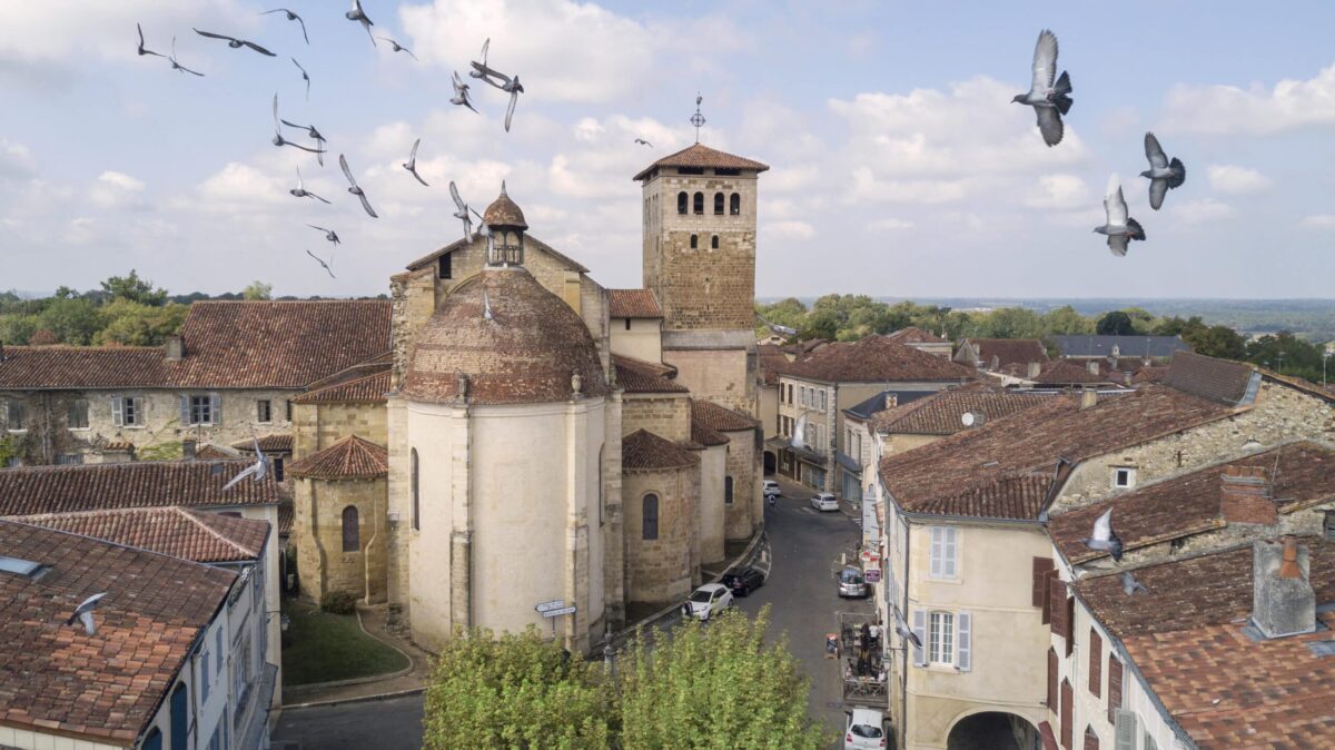 abbatiale saint-sever vue extérieure