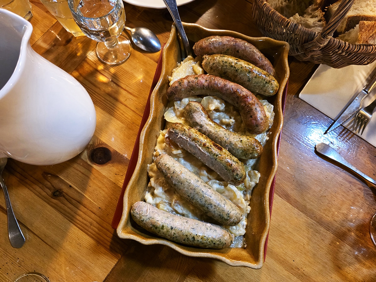 la Phonsounette spécialité culinaire de la Granges d'Alphonse à Farges
