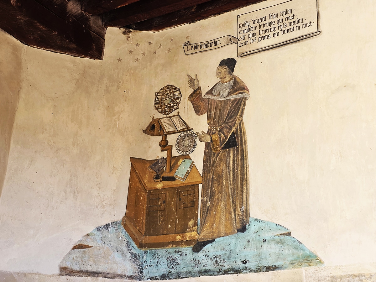 chateau villeneuve lembron fresque murale galerie rigaud
