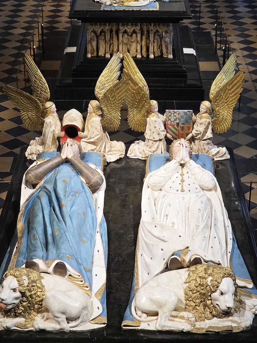 gisants philippe le bon et marguerite de bourgogne