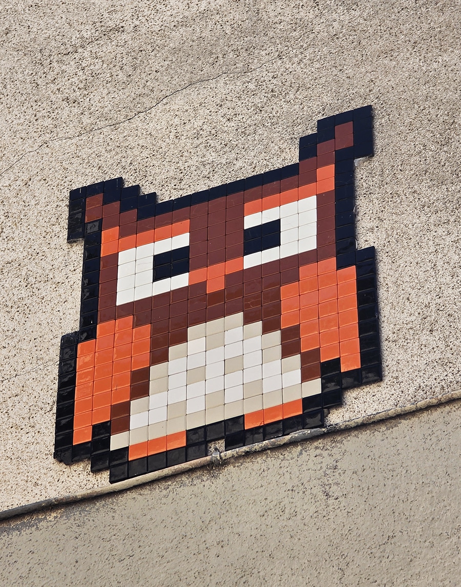 invader dijon chouette