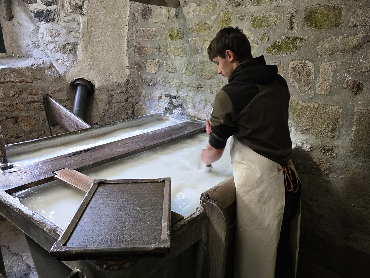 fabrication du papier moulin richard de bas