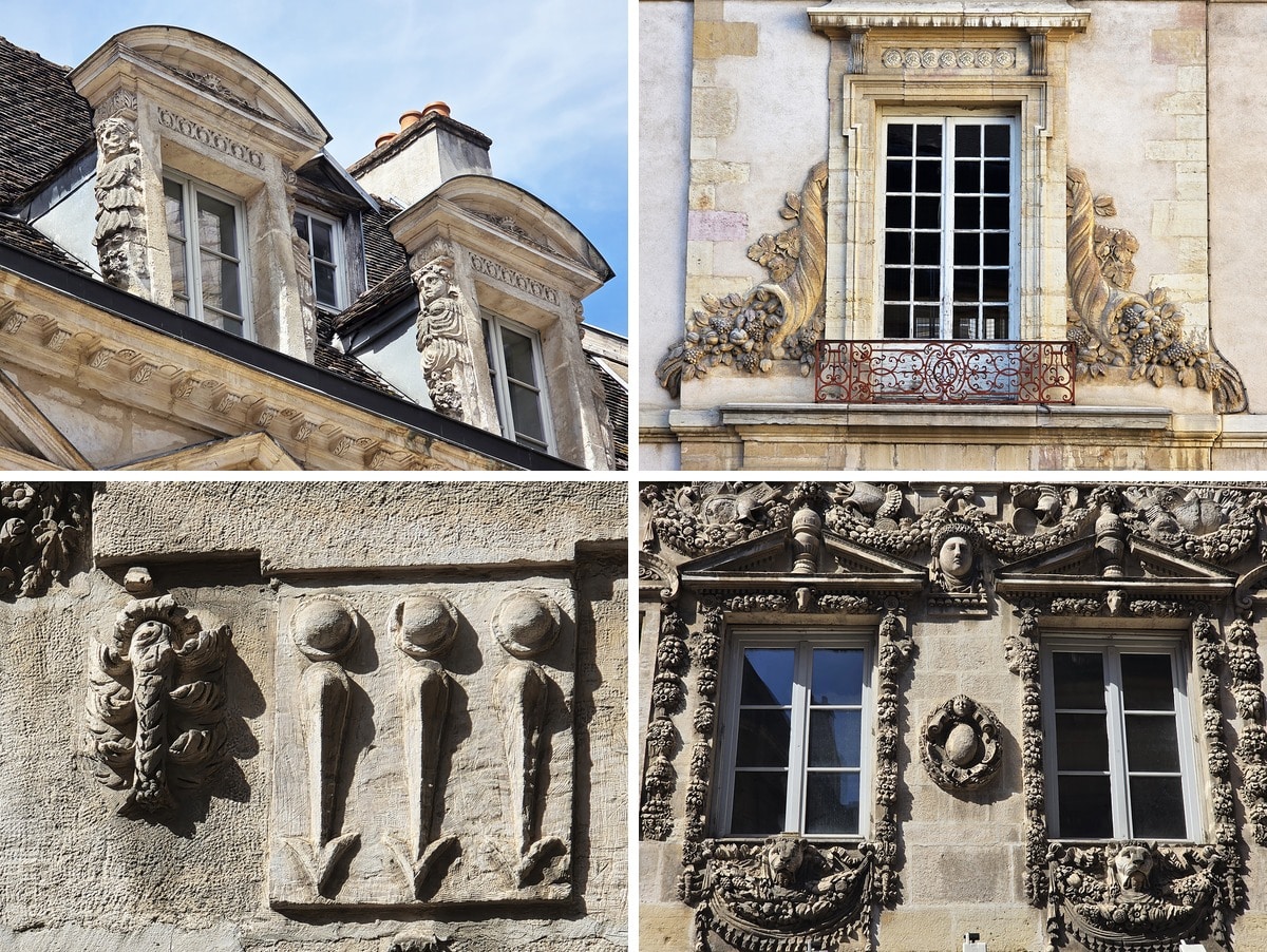 visite de dijon à pied hôtels particuliers