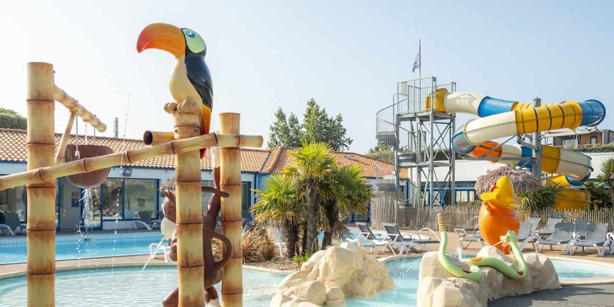 camping avec parc aquatique couvert Vendée