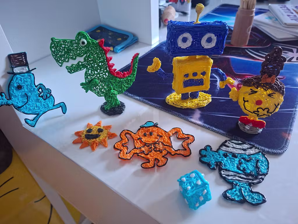 exemple creations avec le pen up 3d