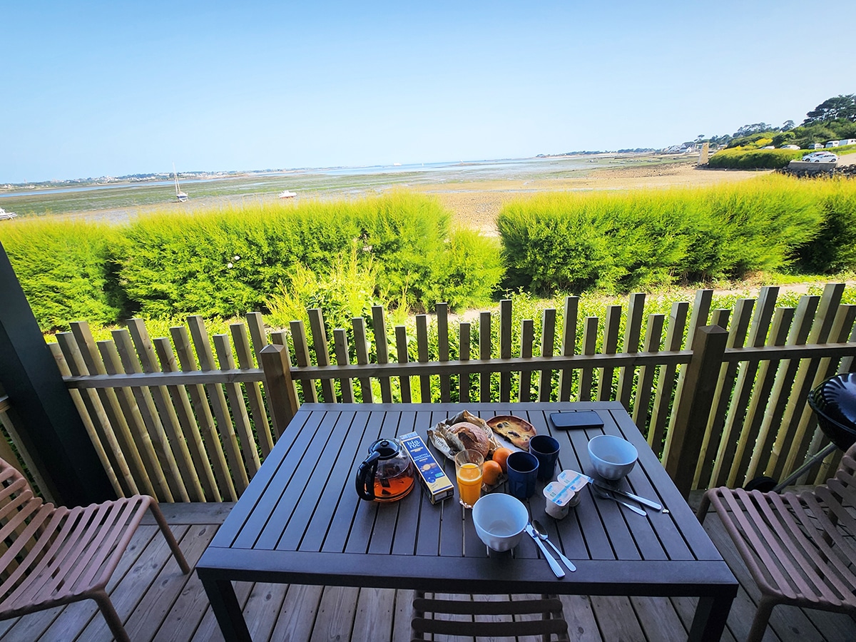 camping finistère bungalow bord de mer