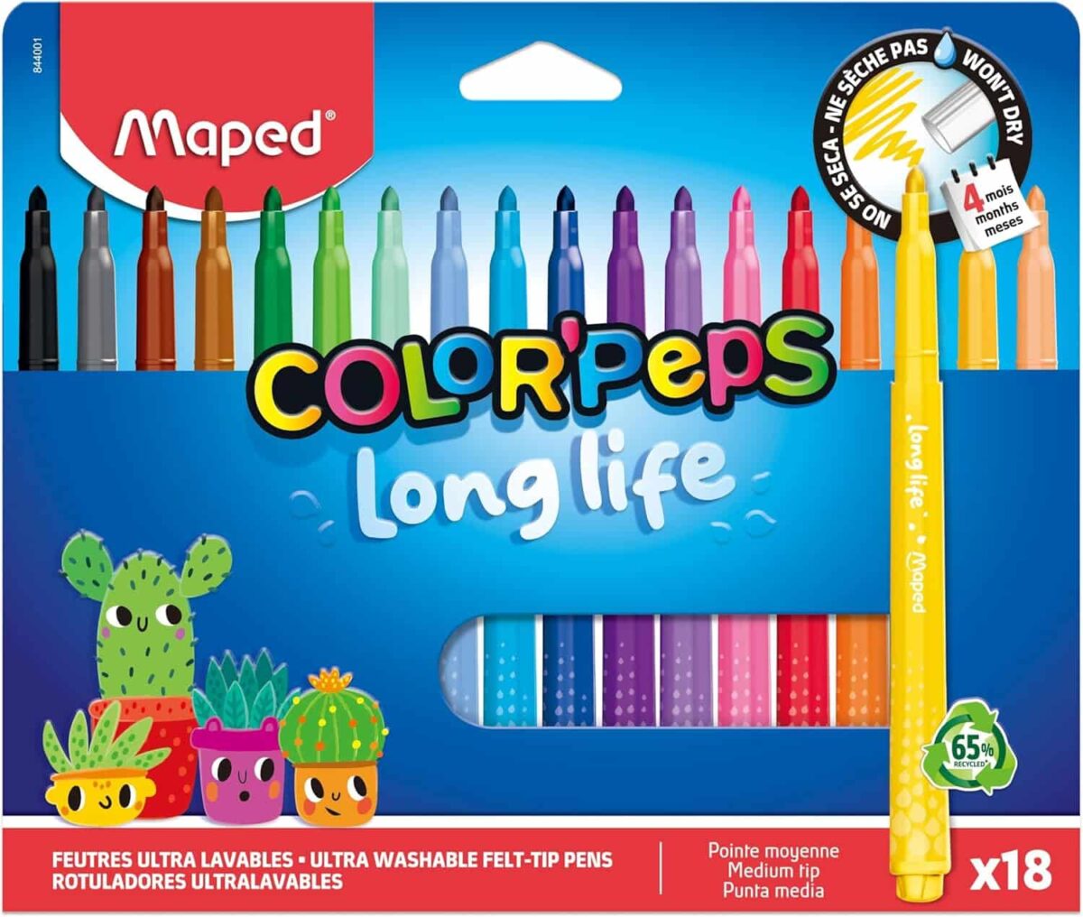 feutres color peps long life maped