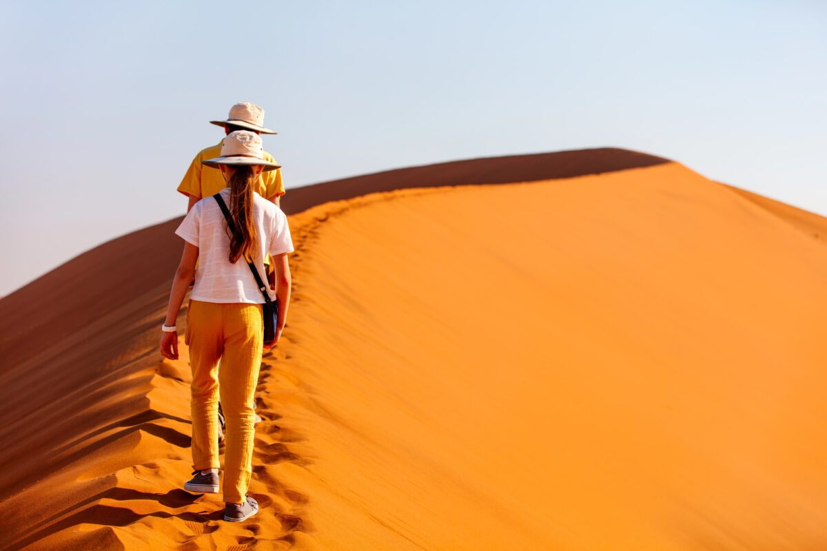 randonnée en famille en Namibie avec des ados