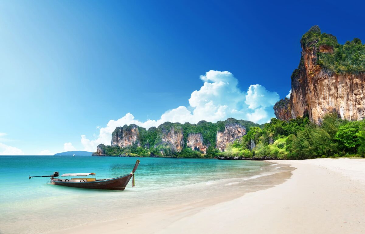 plage de Krabi en thailande