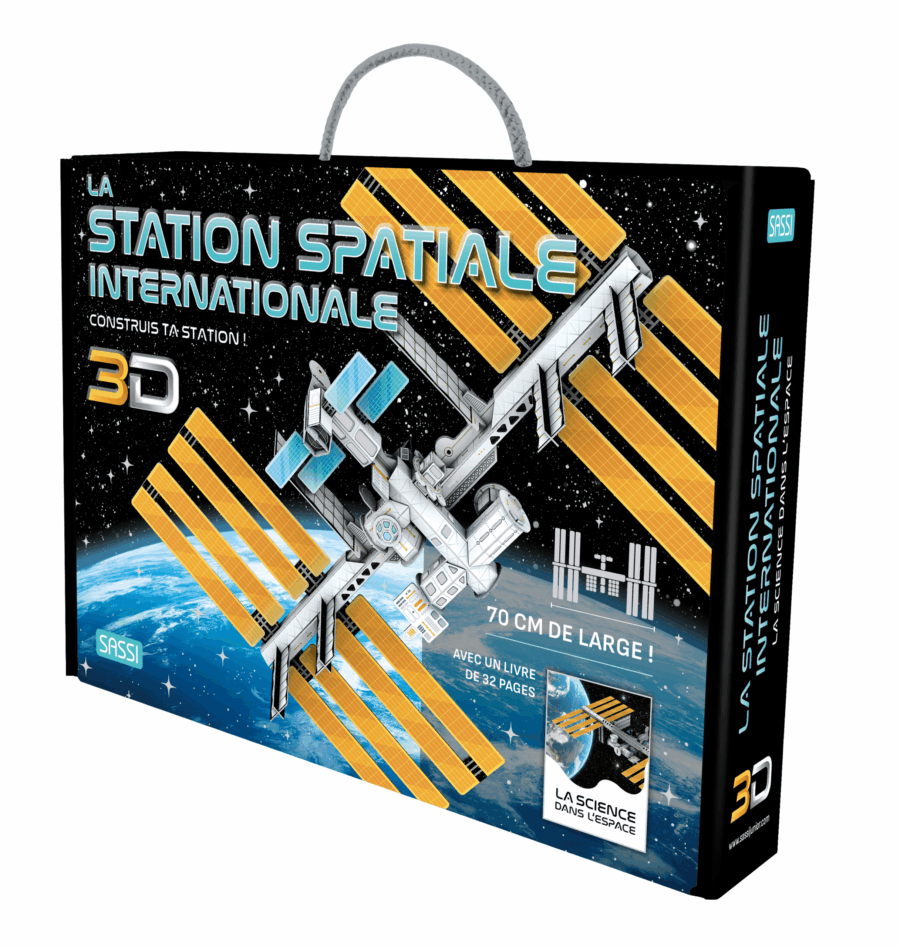 kit de construction de la station spatiale internationale en 3D de Sassi