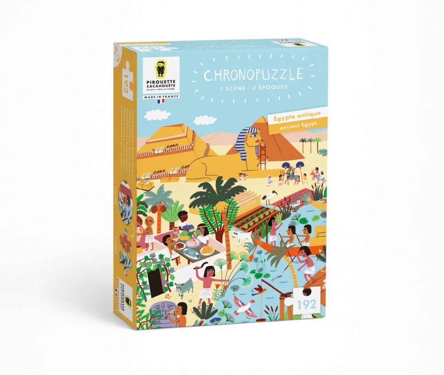 chronopuzzle egypte antique pour enfant chez Pirouette Cacahouète