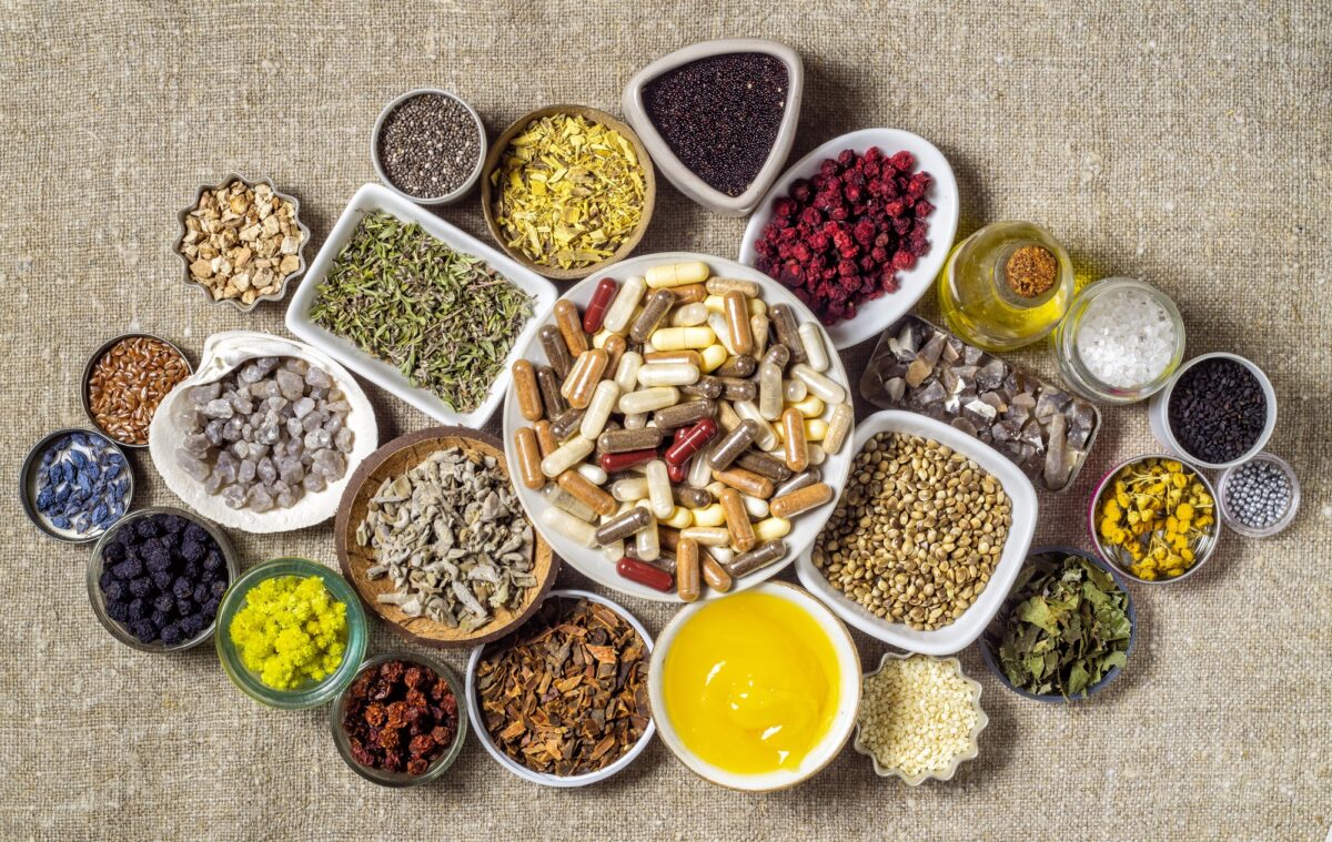 compléments alimentaires à base de plantes et de minéraux