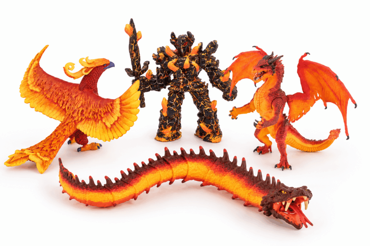 figurines feu papo