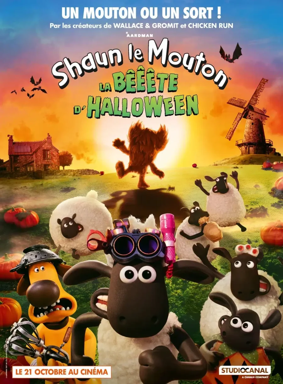 affiche Shaun le mouton la bêêête d'halloween - avis de mafamillezen
