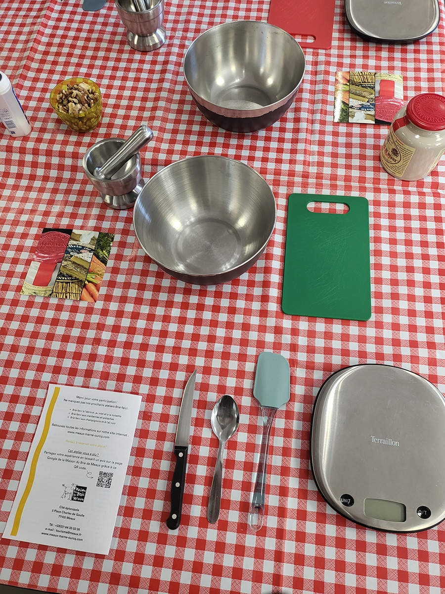 atelier culinaire à la maison du brie à meaux