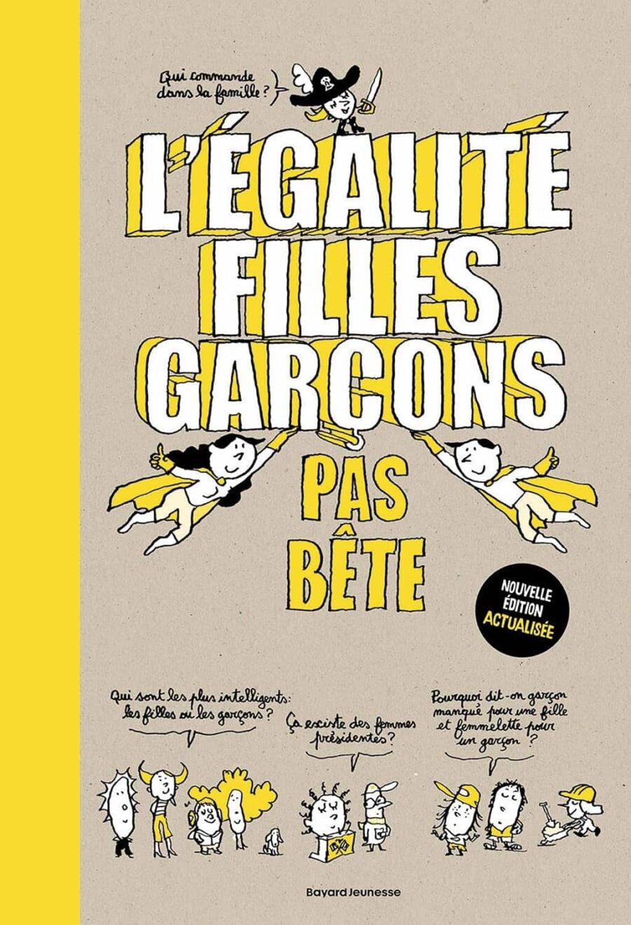livre l'égalité filles garçons pas bête avis
