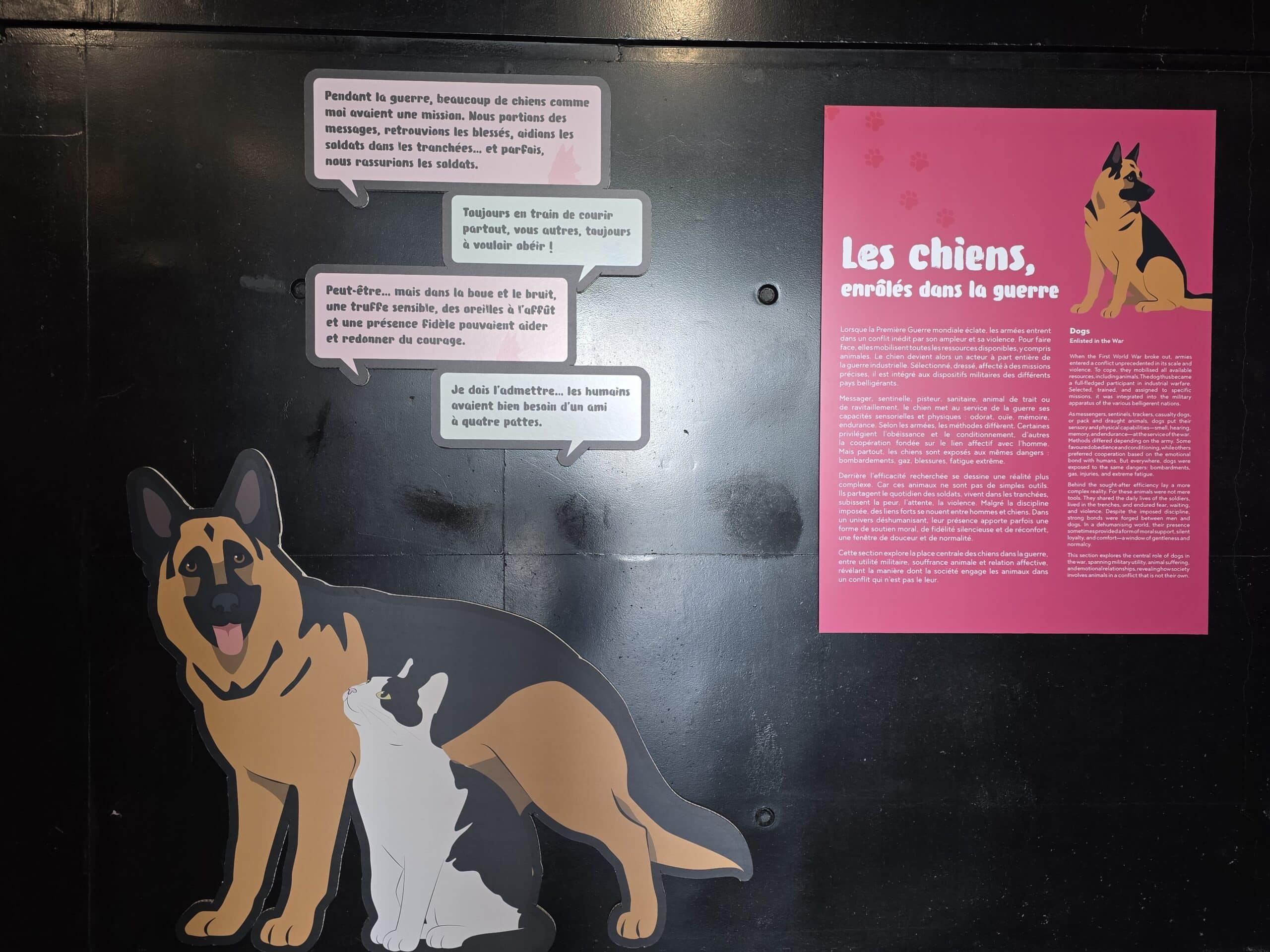 exposition Poilus memorial 14-18 parcours enfants