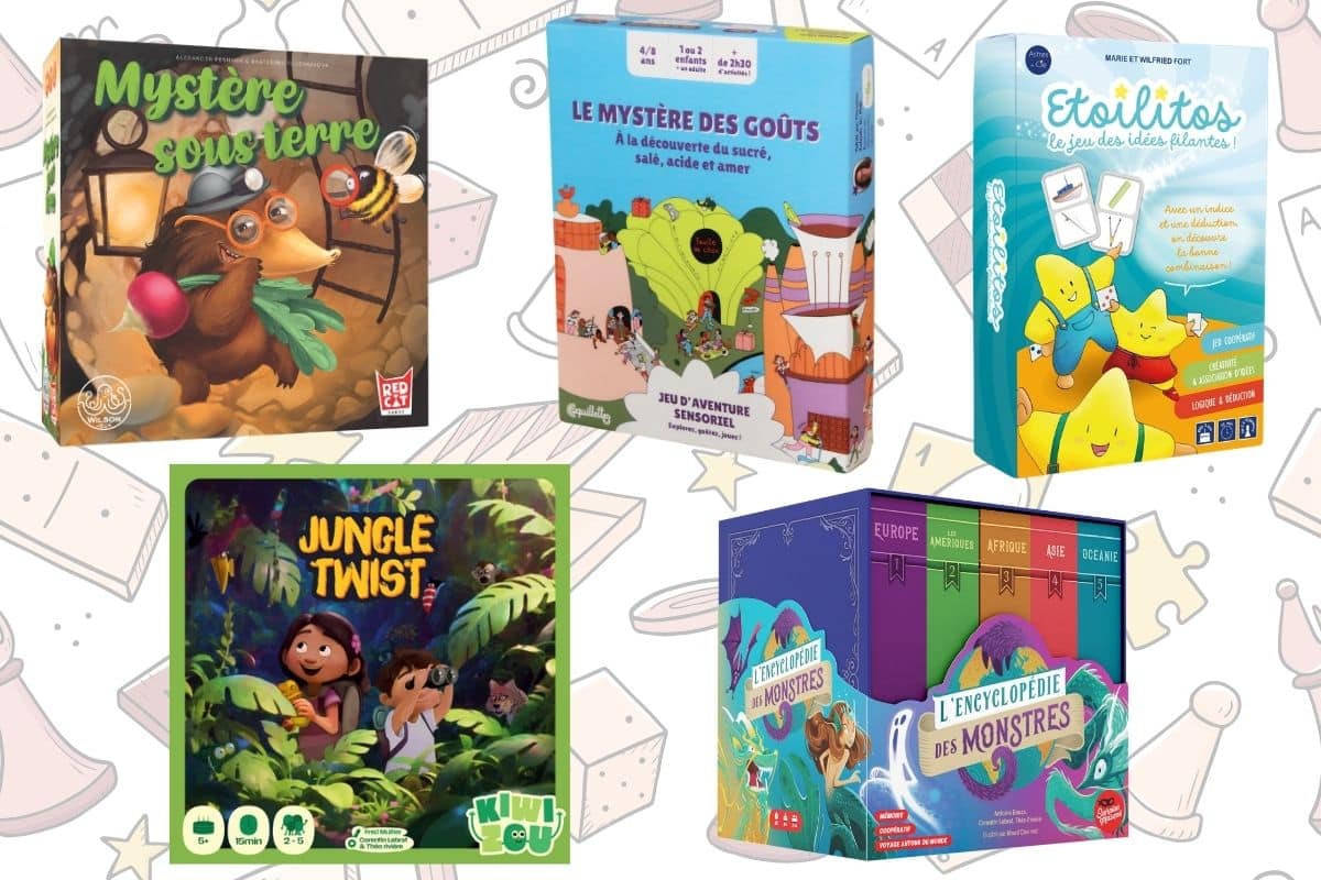 test jeux de société enfants nouveautés noel 2026 mafamillezen