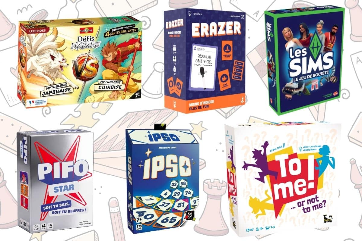 sélection nouveautés jeux de société à partir de 10 ans pour test mafamillezen