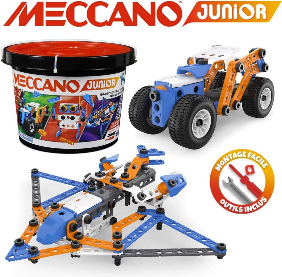 baril 150 pièces meccano junior