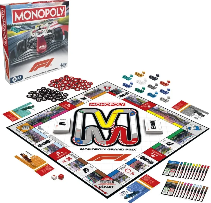 monopoly formule 1 je de plateau ouvert