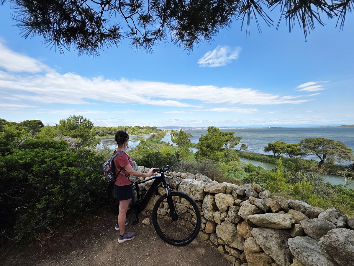 rando vélo dans l'aude sur la méditerranée à vélo