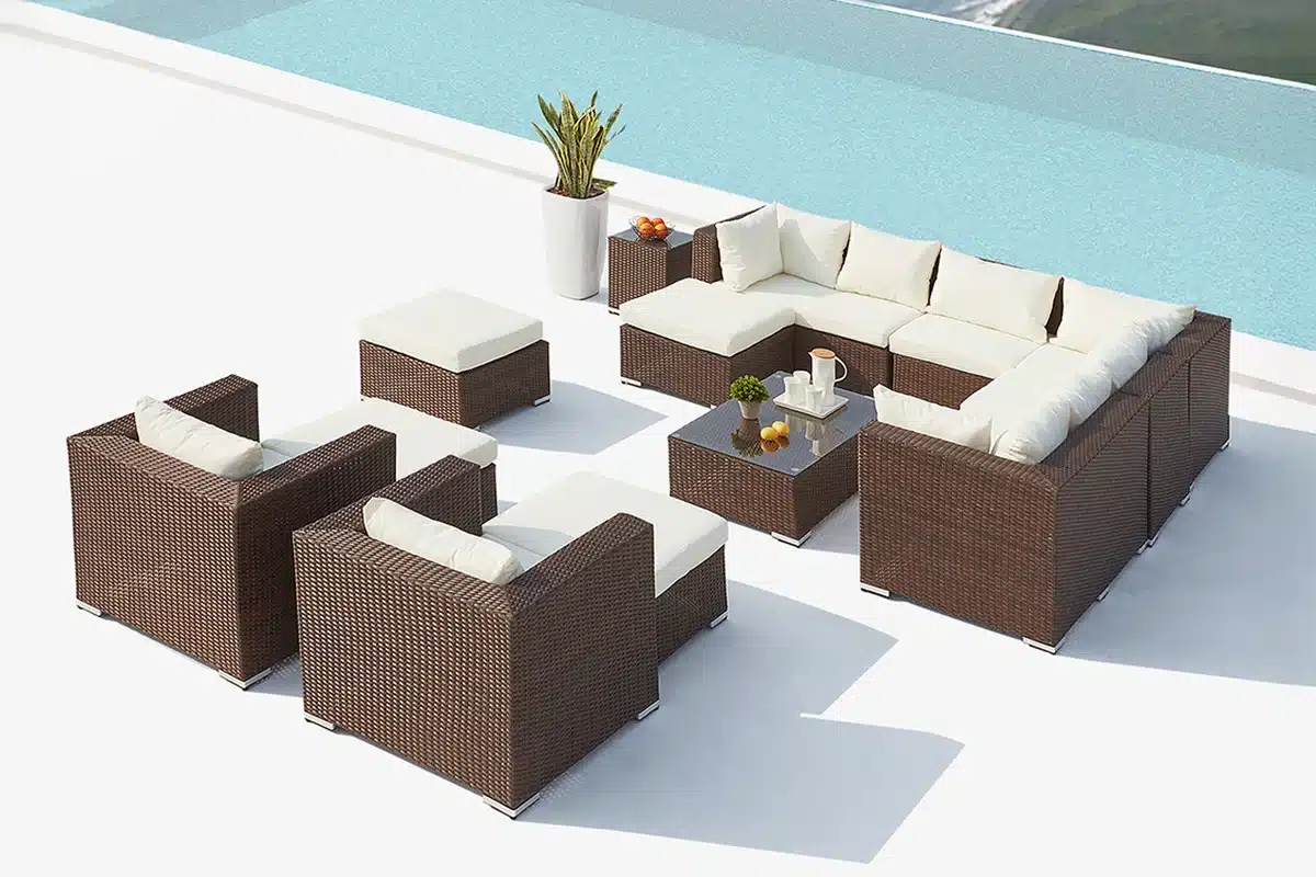 salon de jardin stalla marron blanc