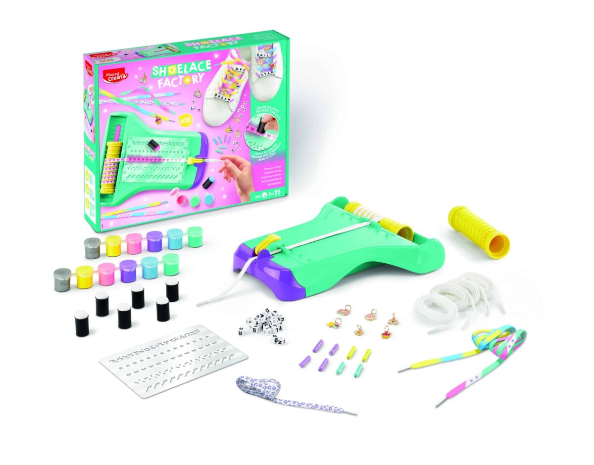 shoe factory, machine pour personnaliser ses lacets